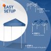 5'x5' Pop Up Canopy Blue