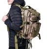 Military Tactical Backpacks Molle System camouflage Color multi-compartment and zippered closure pockets