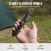 Folding Pocket Knife 3 in/7.6 cm 7Cr17Mov Blade Aluminum Handle Sharp