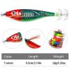 Bionic Faux Fishing Lures Set with metal Hook