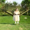 2 Persons Hammock 600LBS Max Load with Mosquito Net Outdoor Hiking Camping Hommock Portable Nylon Swing Hanging Bed