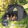 2-Person Outdoor Camping Tent with External Cover